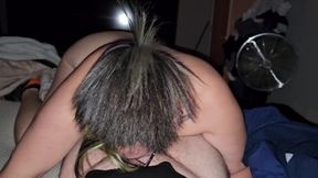 Ponytail Grabbing Blowjob