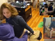 Heather Kane Laughs the Cum into Her Pussy!