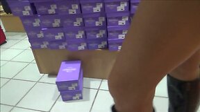 sexy slut  shopping in milano