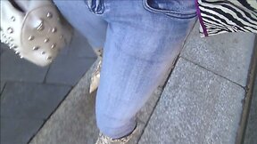 sexy slut  shopping in milano