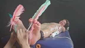 Ticklish Duda - TICKLED ON THE TABLE - FULL HD