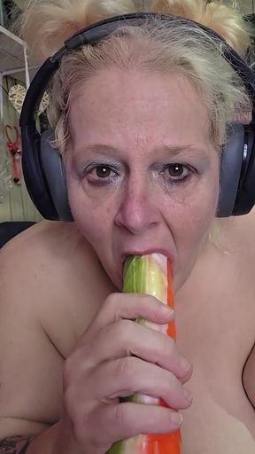 Big Piped Gagged in the Mouth of This Whore Hag