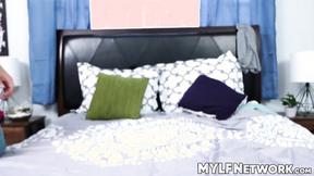 ”Stunning stepmommy Melanie Hicks offers snatch to get creampied by cutie stepson N”