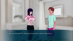Dabby And Anon Make Hot Romantic Seen In Summertime Saga With Car Toon