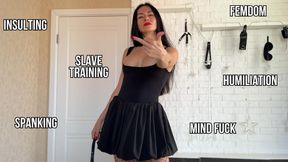 Slave Training: Humiliation, Insulting & Mindfuck [4K]