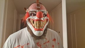 Pissy the Clown Pees on Submissive Slut