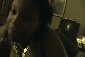 Chunky black hoe from neighborhood sucks my BBC for ten bucks