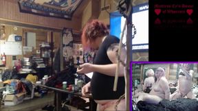 (p. 1 of 2) 2 Cam, 5way Orgy: Mistress Cy's House of Whorrors Transbian Kink Sex & Shemale Cum: Satanic Goth Slutz 666
