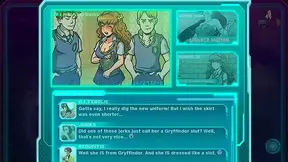 Fiery Redhead Princess Mentors Busty April ONeil in Steamy Training Session