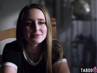 step Dad screws daughters teen friend Anny Aurora in the midst of the night