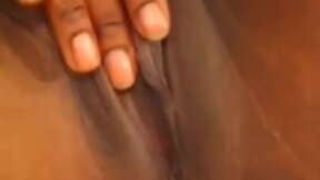 ”Delectable ebony teen strips & fucks like naughty cowgirl”