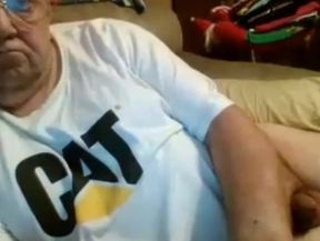 Daddy Strokes on Webcam