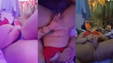 Real Amateur Step Mom Masturbating and Fucking Her Tight Pink Pussy While Her Pussy Lips Grips Big Dildo