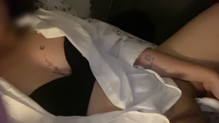 Solo girl masturbation