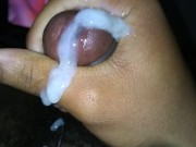 BBC Jerks off to big booty ebony