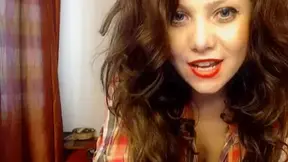 Hot Brunette Darling Masturbates
