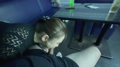 Japanese MILF Karaoke Room Gets Deepthroated Until Creampie Cumshot