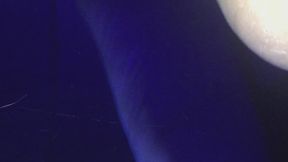 SEE THE BOTTOM OF MY FEET ON THIS BLUE MIRROR