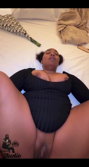 Dirty Talking While Taking Massive Cock Missionary