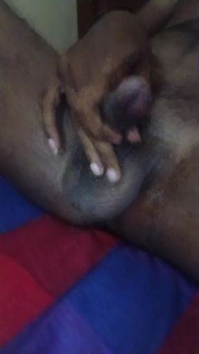 Uncut cock ejaculation and precum