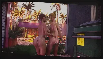 Busty Futa Blonde's Intense Hentai Blowjob Scene