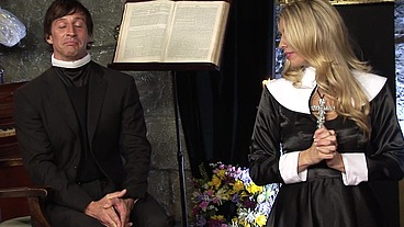 Jordan Kingsley, Tammie Lee, And Stacey Saran Are Horny Nuns That Fuck Their Priests
