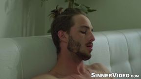 Jock Lucas Frost face fucked blonde Mackenzie Moss in a rough fucking session