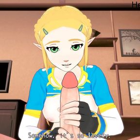 Uncensored Fucking Princess Zelda Hentai BOTW