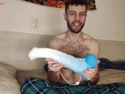 Huge dildo takes leave me empty inside, NothosaurDE toy
