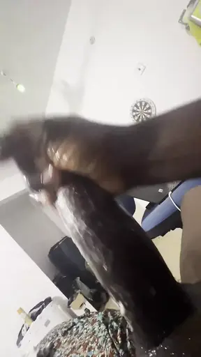 African Long Dick Student Cum for His Roommate