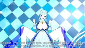 Ayaka takes on massive cocks in Genshin Impact hentai
