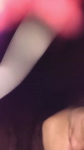 Skinny fills his ass with milk and leaves him pregnant draining cum from the anus