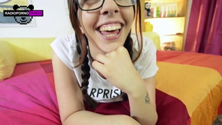 behind the scenes, young sexy Italian girl can't shoot porn