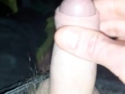 Stroking and measuring my little dick