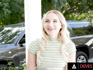 Cute Blond Babysitter Gets Drilled By Her Boss