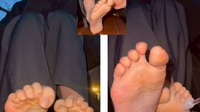 Stunning Japanese Beauty Size 7 Ultra Sensitive Sole Tickling Going Wild; 5 minutes 4 seconds