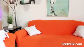 Busting a Nut to Claire's Ass and Feet