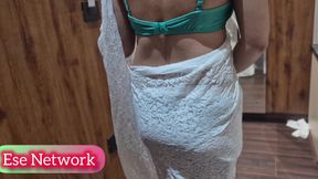 Desi Wife Got Fucked While Wearing Saree
