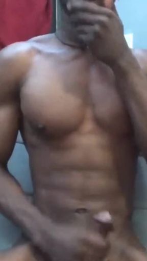 Wanking in the Work Toilet Cumming Hard