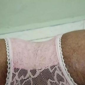 I want to in pink lace panties