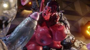 Karlach Visiting Hell for Halloween