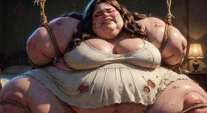Virgin Fat SSBBW Bound - Scared & Begging for Cock in Her Hairy Pussy