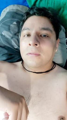 Dai deslechando en su abdomen