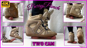 Isabel Marant Sneakers Cock Trampling - Cock Crush - Cum Play - Cockbox - Shoejob - Foot Fetish - 4K