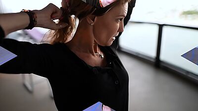 Cruise Ship BJ - Virgin Voyages Swingers Play on Balcony While in Port. FetSwing Kink Community Lifetsyle Sex In Public!