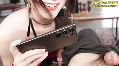 Asian MILF Coser Caught Step Cousin Jerking off And Helped Him Unload His Cum [Viper Ning]