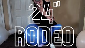 24" Rodeo - Riding all my 24" Balloons to Burst