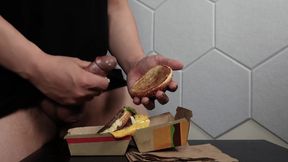 Fuck A Big Mac And Cum On Food To Eat
