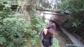 Lost Tourist Fucked outside under a Bridge
