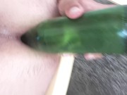 Pig Slut made use Beer Bottle to Gape Anal & send video to stepfather